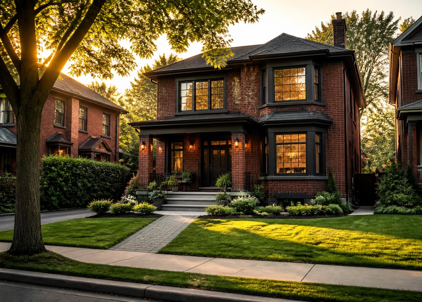 Toronto brick home financed with a private mortgage